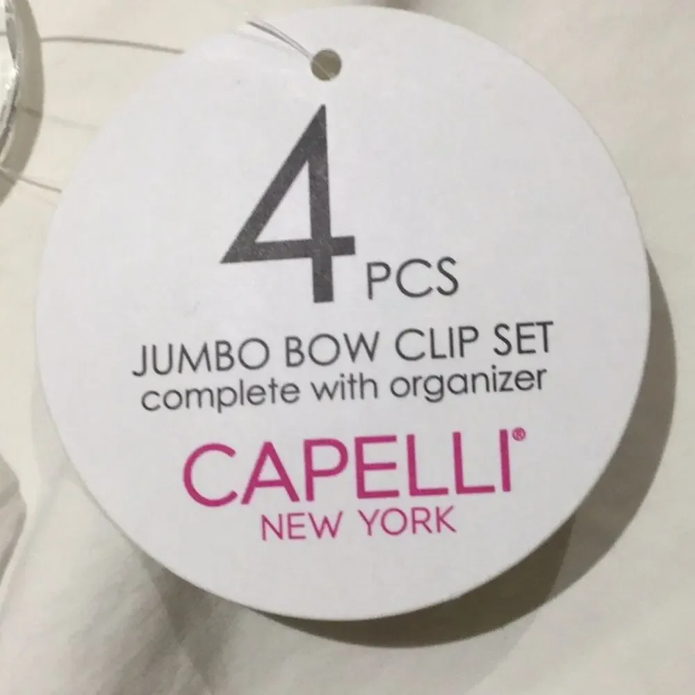JoJo like bows w/ organizer NWT